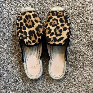 J.Crew leopard mules